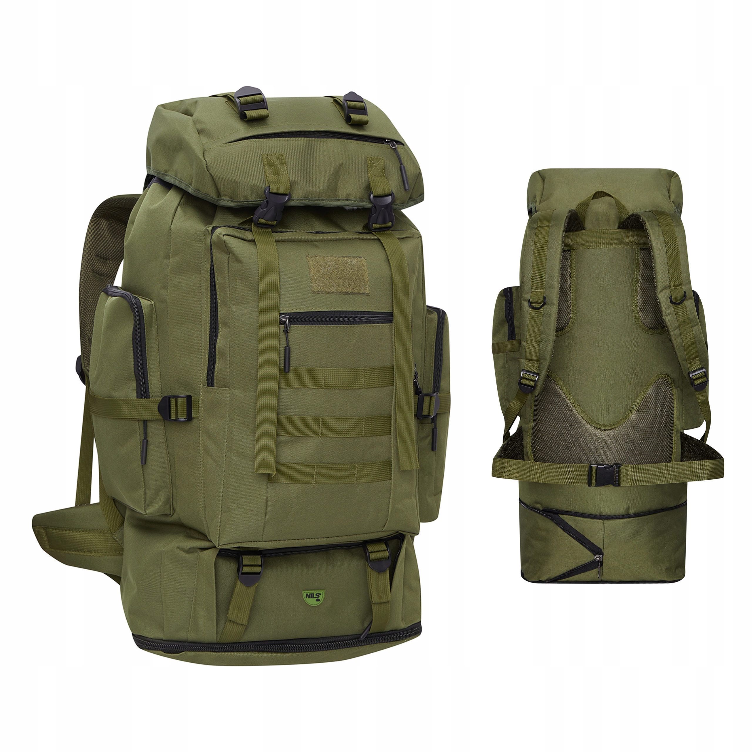 Plecak militarny zielony 100L Magnum taktyczny wyprawowy trekking Nils Camp