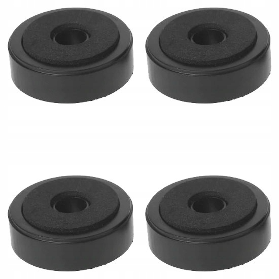 

Stopki nóżki ozdobne do Rtv 48mm czarne x4szt.