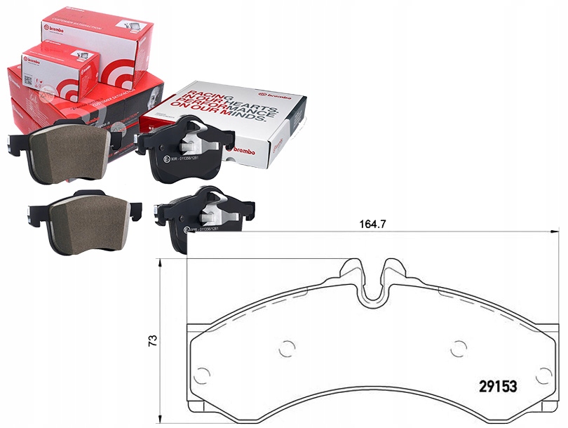 Brzdové Destičky Mercedes Sprinter 408-414 Brembo