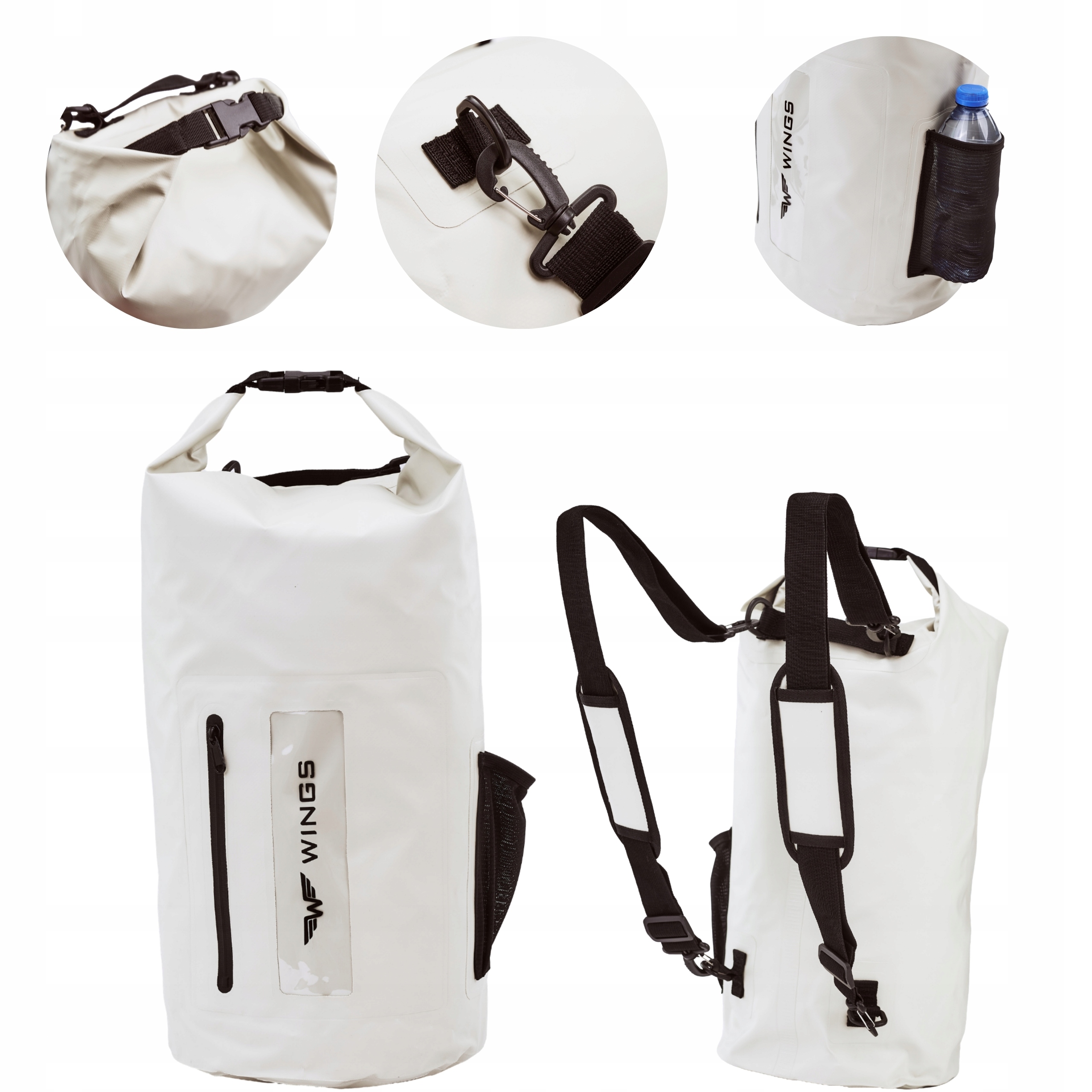 Torba wodoodporna Wings Dry Bag z funkcją plecaka outdoor trekking kajak