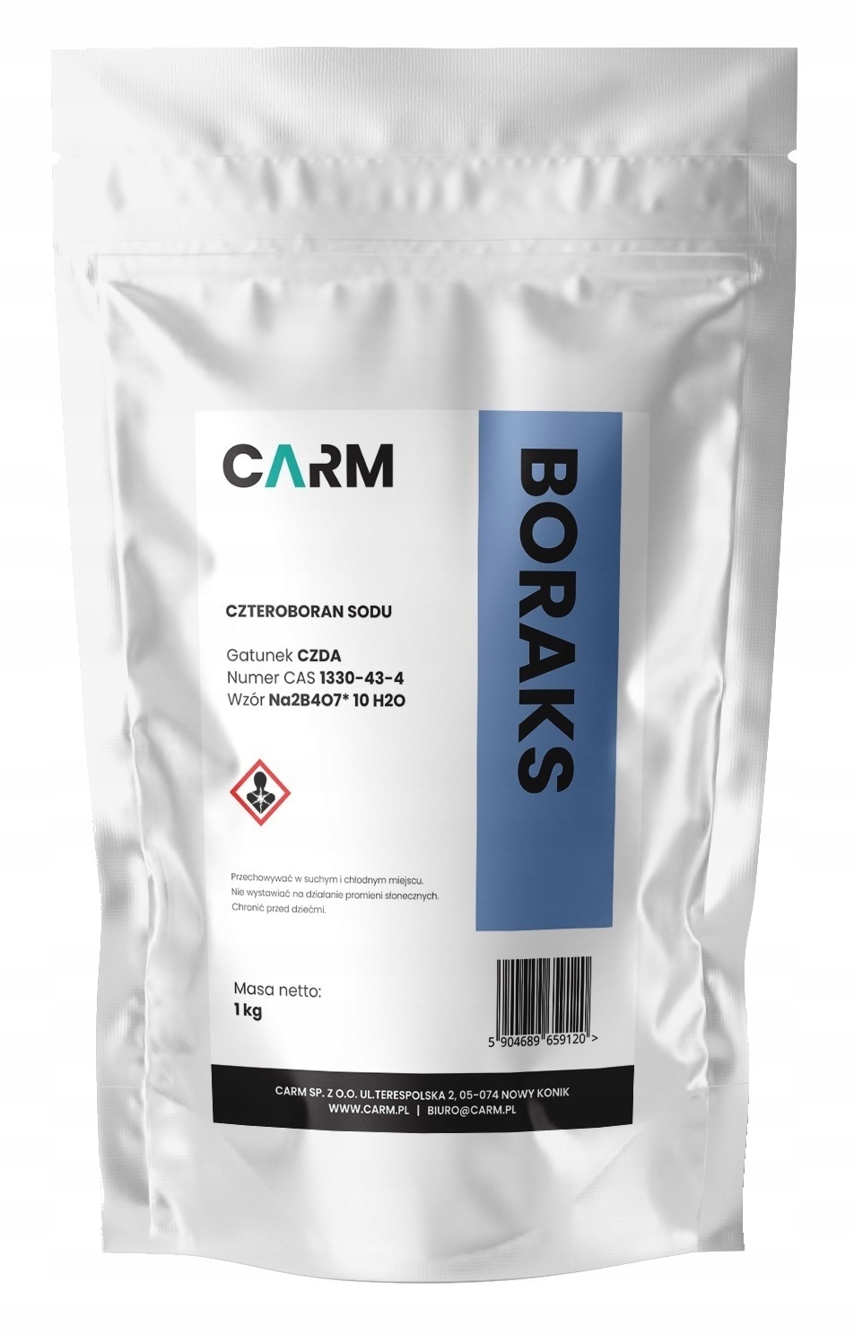 

Boraks Borax Czteroboran Sodu Dziesięciowodny 1 kg