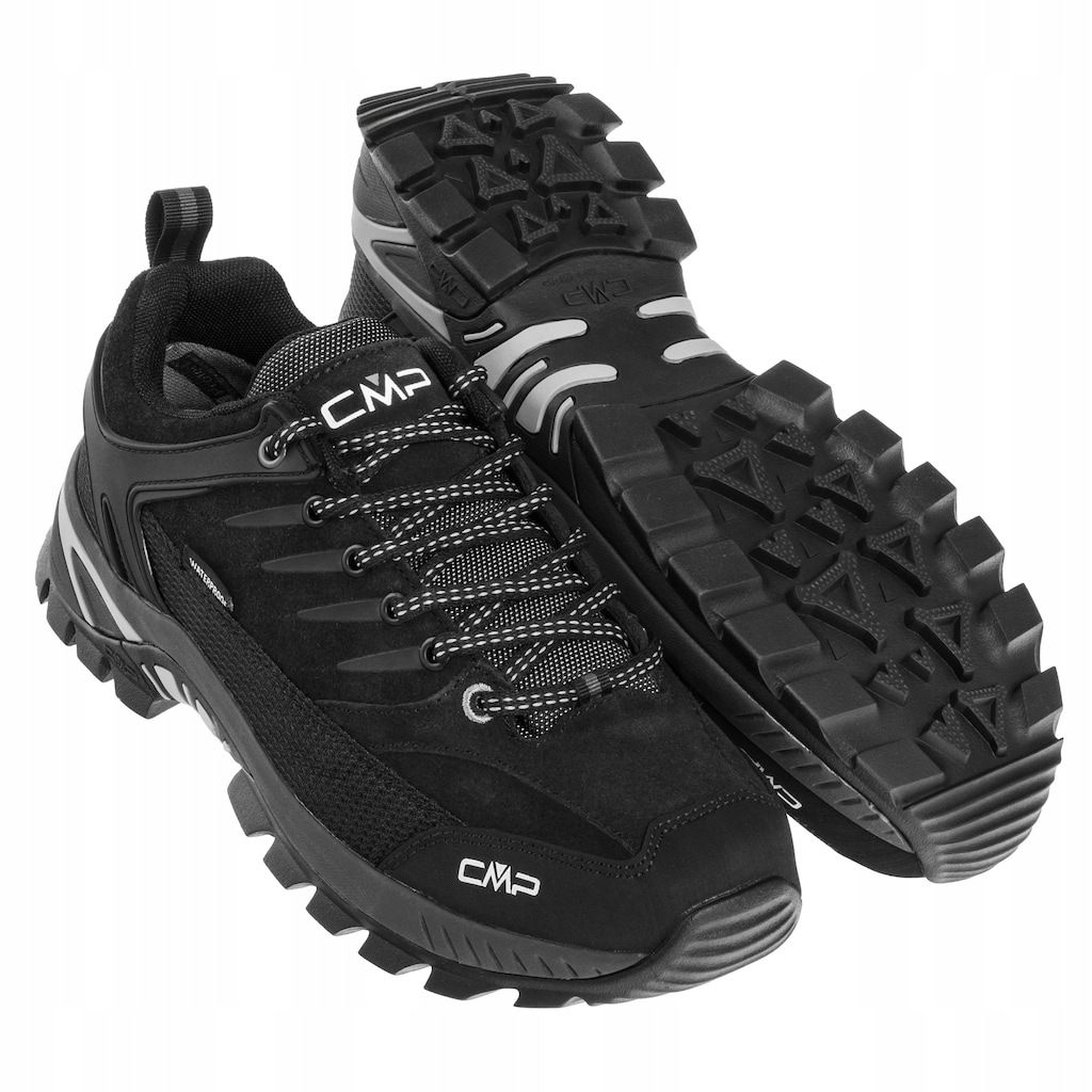 Turistické trekové boty Cmp Rigel 2.0 Low Wp Trekking Nero/Grey 47