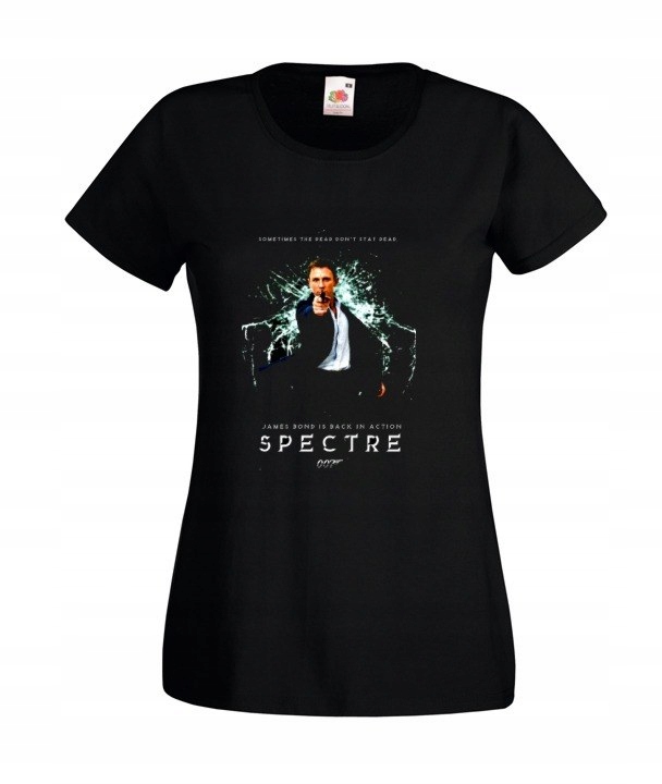 

Damska Koszulka James Bond Agent 007 Spectre Wzory