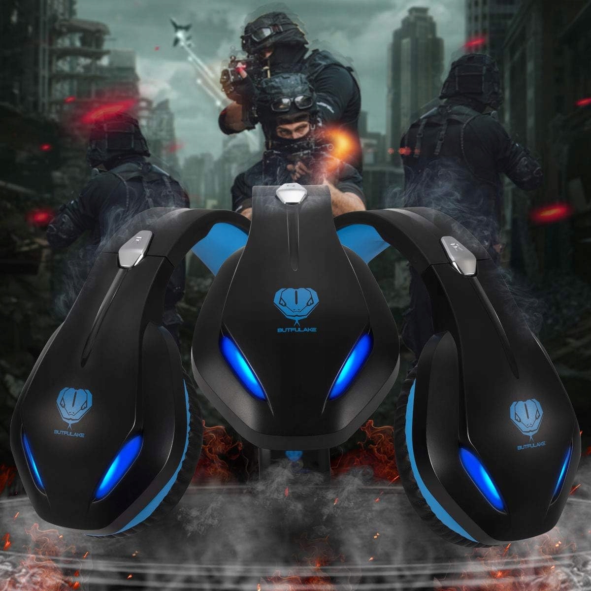 SŁUCHAWKI GAMING BUTFULAKE STYNICE GH 2 Rodzaj słuchawek nauszne