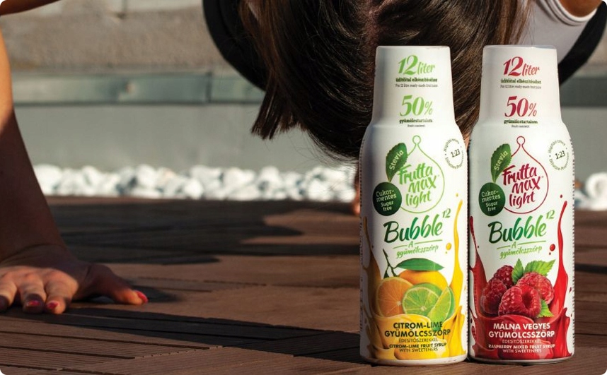 2x Syrop FruttaMax Malina Truskawka Light, 500ml Marka Fruttamax