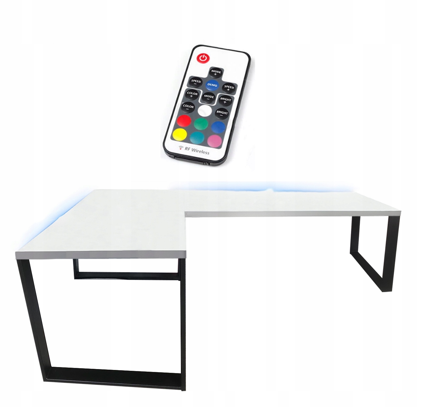 BIURKO GAMINGOWE NAROŻNE LOFT METALOWE PRODUCENT STABILNE KOMPUTEROWE