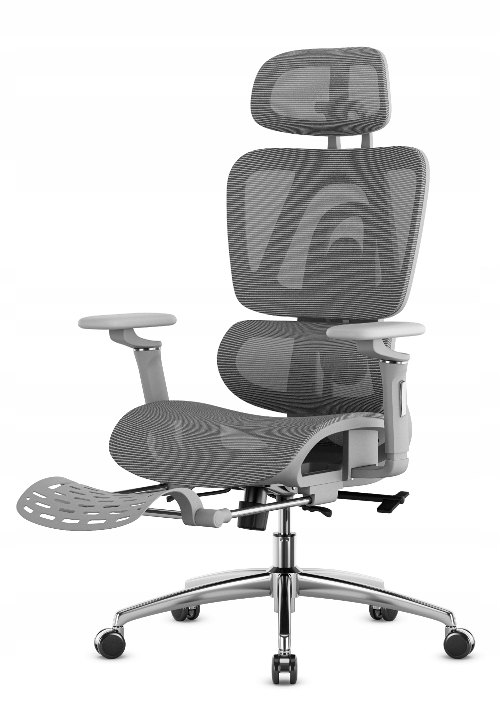 Ergonomická kancelárska stolička s podnožkou Mark Adler Expert 7.9 Grey