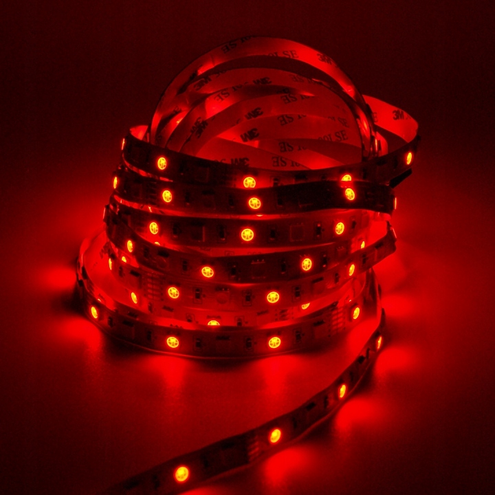 Taśma LED RGBW 5050 7.2W/1mb 12V RGB+ciepła 5mb Długość 5 m