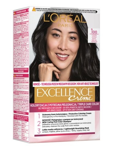 

L'Oreal Excellence Farba Do Włosów 1 Czerń