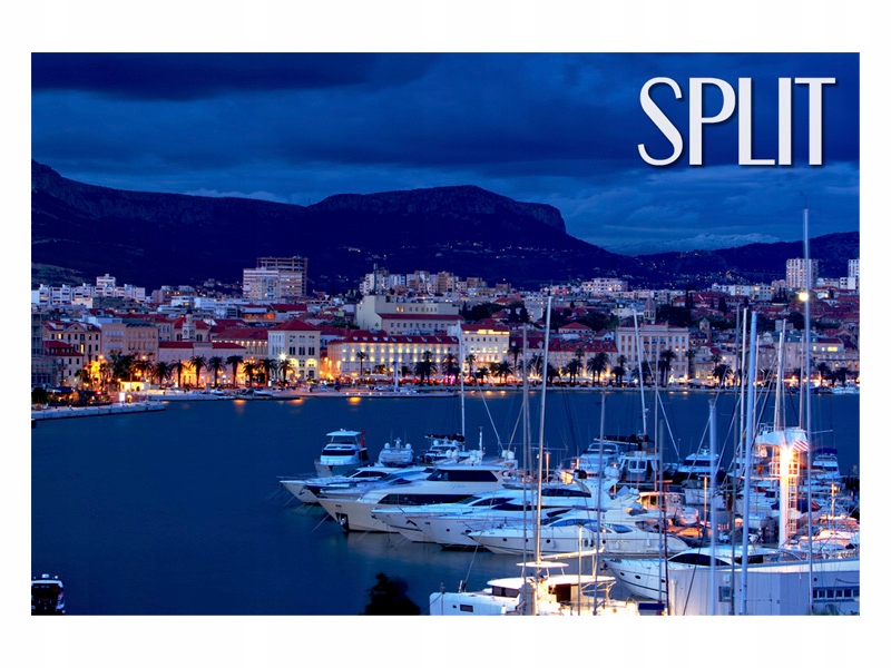 

Split Morze Adriatyckie Magnes na lodówkę