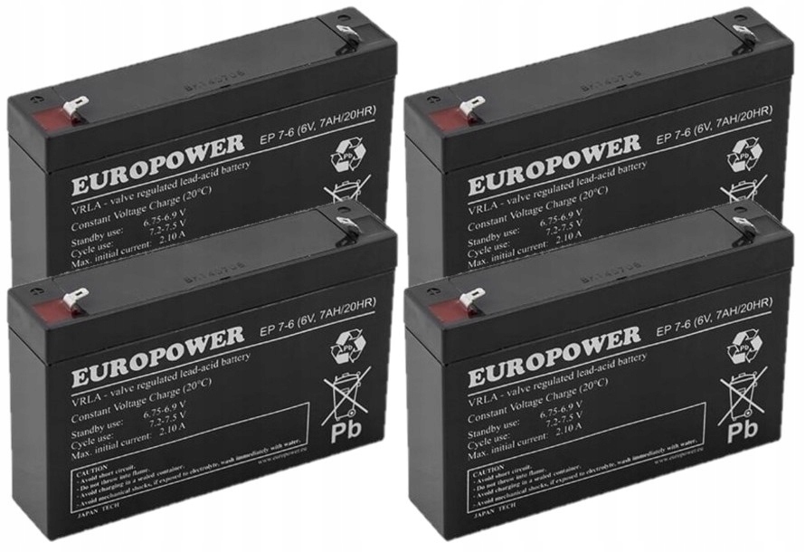 RBC34 RBC 34 #34 ZESTAW AKUMULATORÓW PAKIET BATERII DO UPS APC 4x EP 7-6