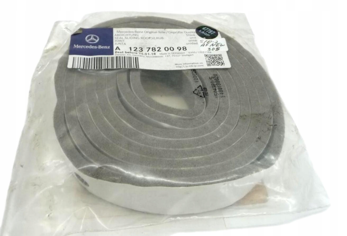 Mercedes W202 W463 těsnění z pěny střešního okna