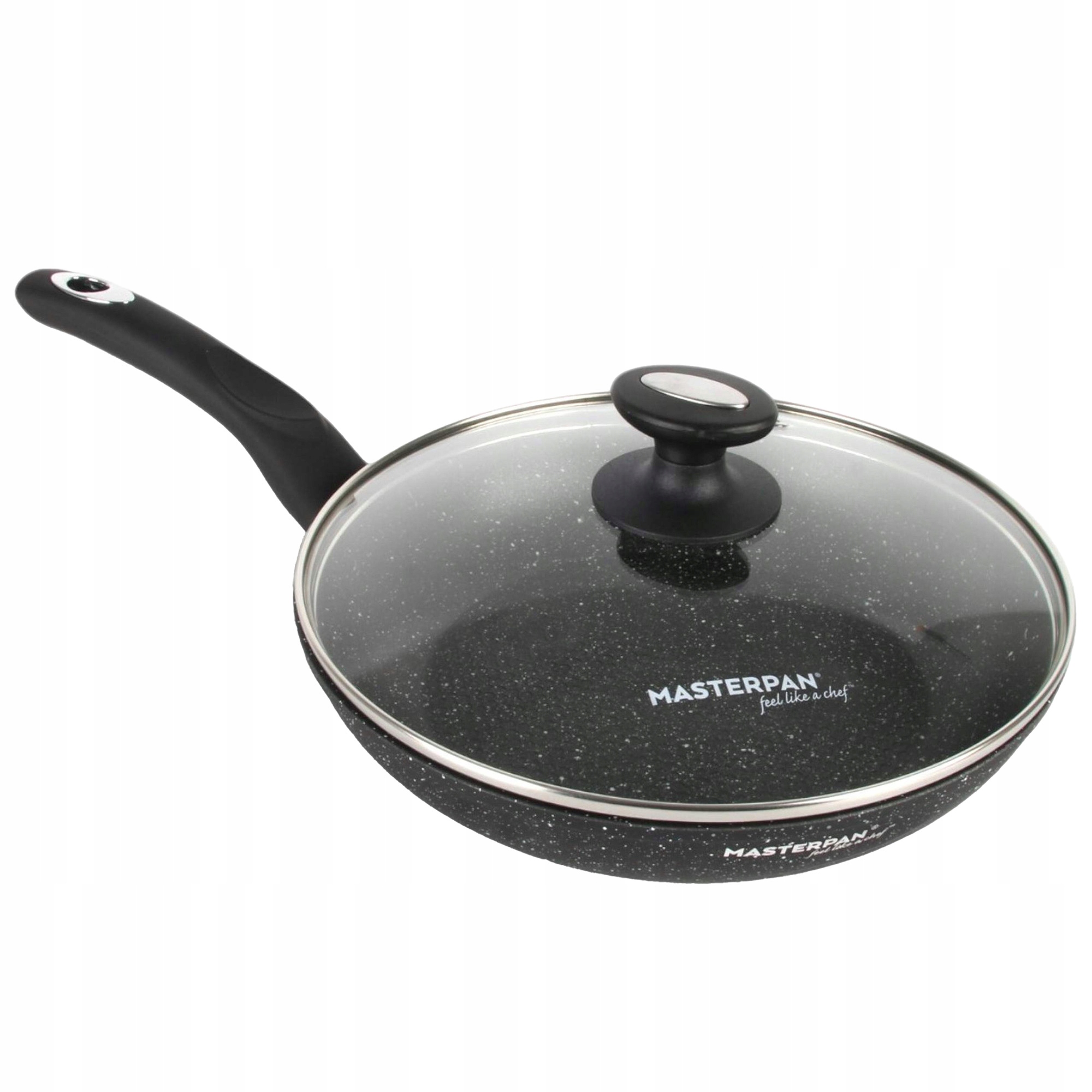 Granitová Pánev Víko 24 CM Medová Plástev Indukce Plyn 1.6 L Vysoká 5.0