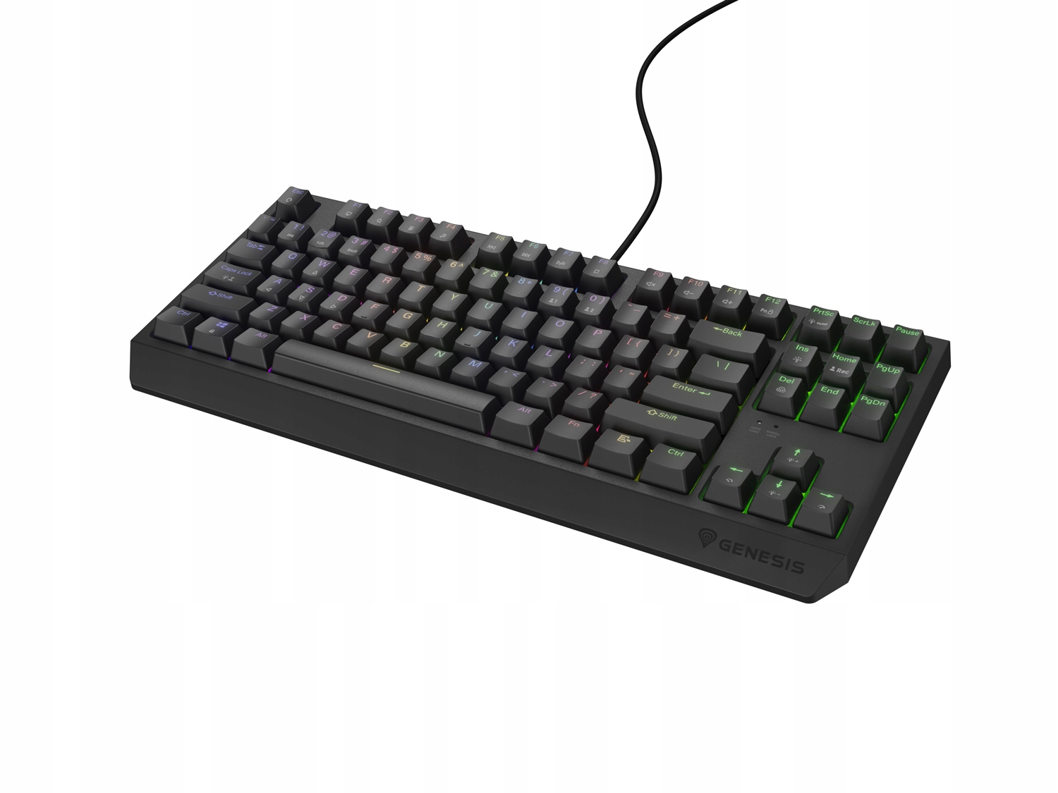 Genesis herná klávesnica Thor 230/ Tkl/ Rgb/ Outemu Red/ Drôtová Usb/ Us…