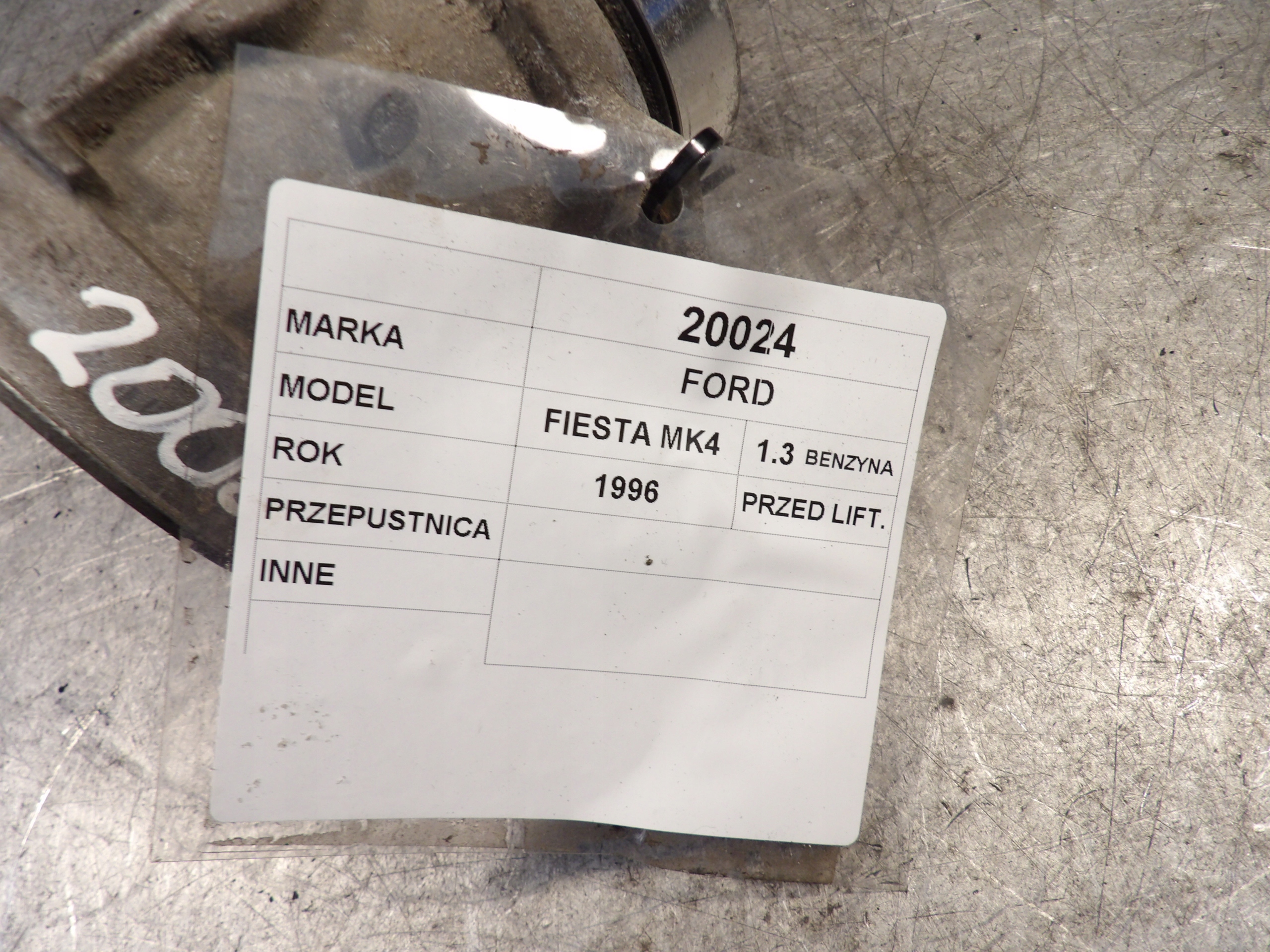 Ford Fiesta MK4 flow meter 96FB-12B579-EB AFH50-20