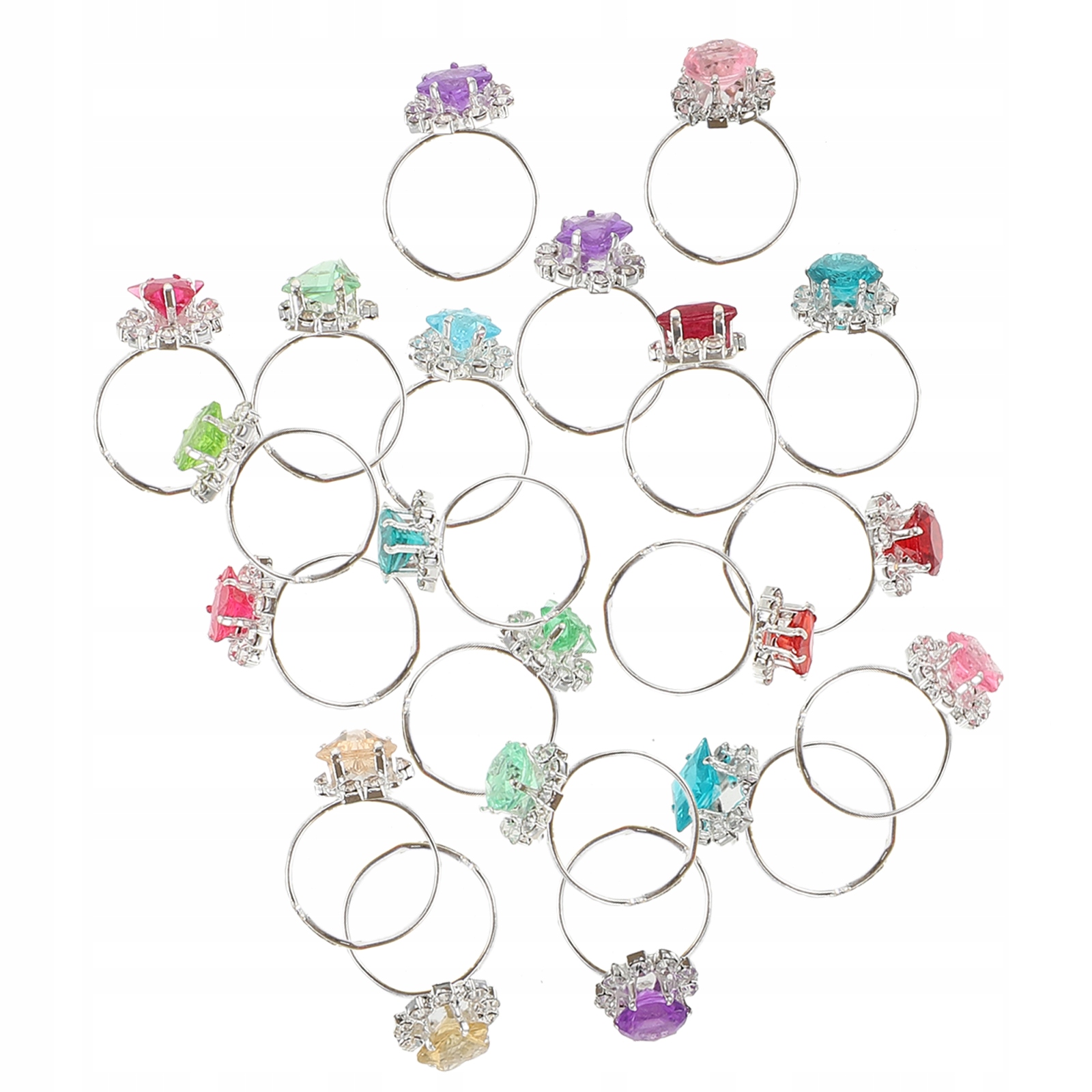 PIERŚCIONKI Z DIAMENTAMI DELIKATNE PIERŚCIONKI FAŁSZYWE PIERŚCIONKI DZIECI