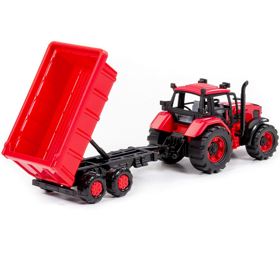 TRAKTOR POLESIE BELARUS Z PRZYCZEPĄ MASZYNĄ ROLNIC Kod producenta 91321