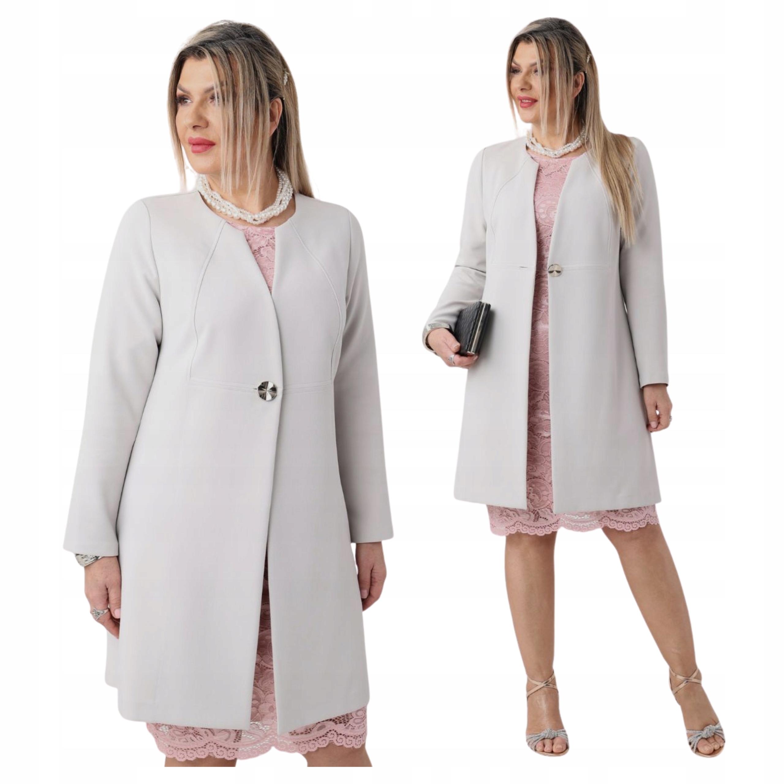 Płaszcz damski marynarka Polski Producent duże rozmiary lekki