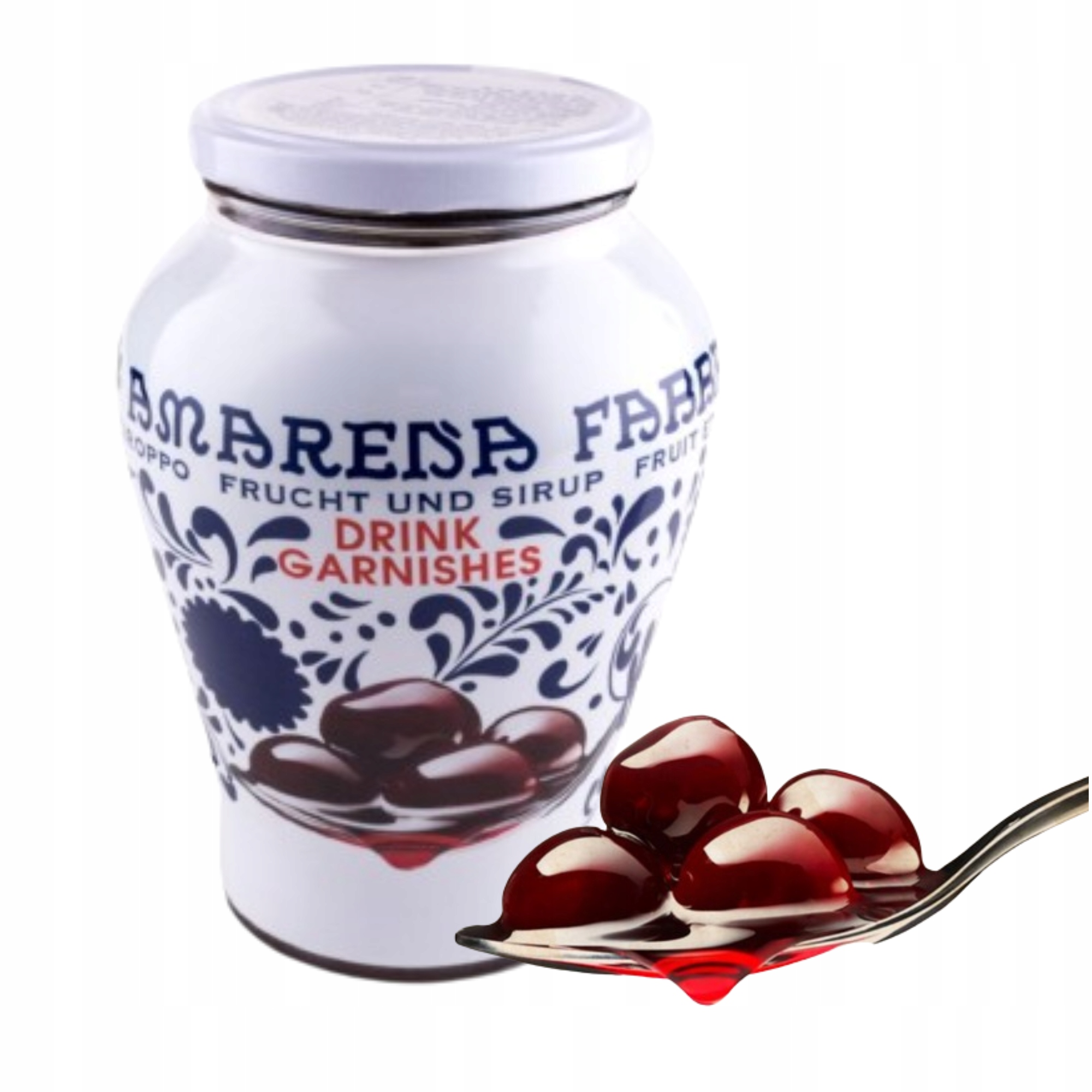 Drylowane wiśnie do drinków w syropie Fabbri Amarena 1000g