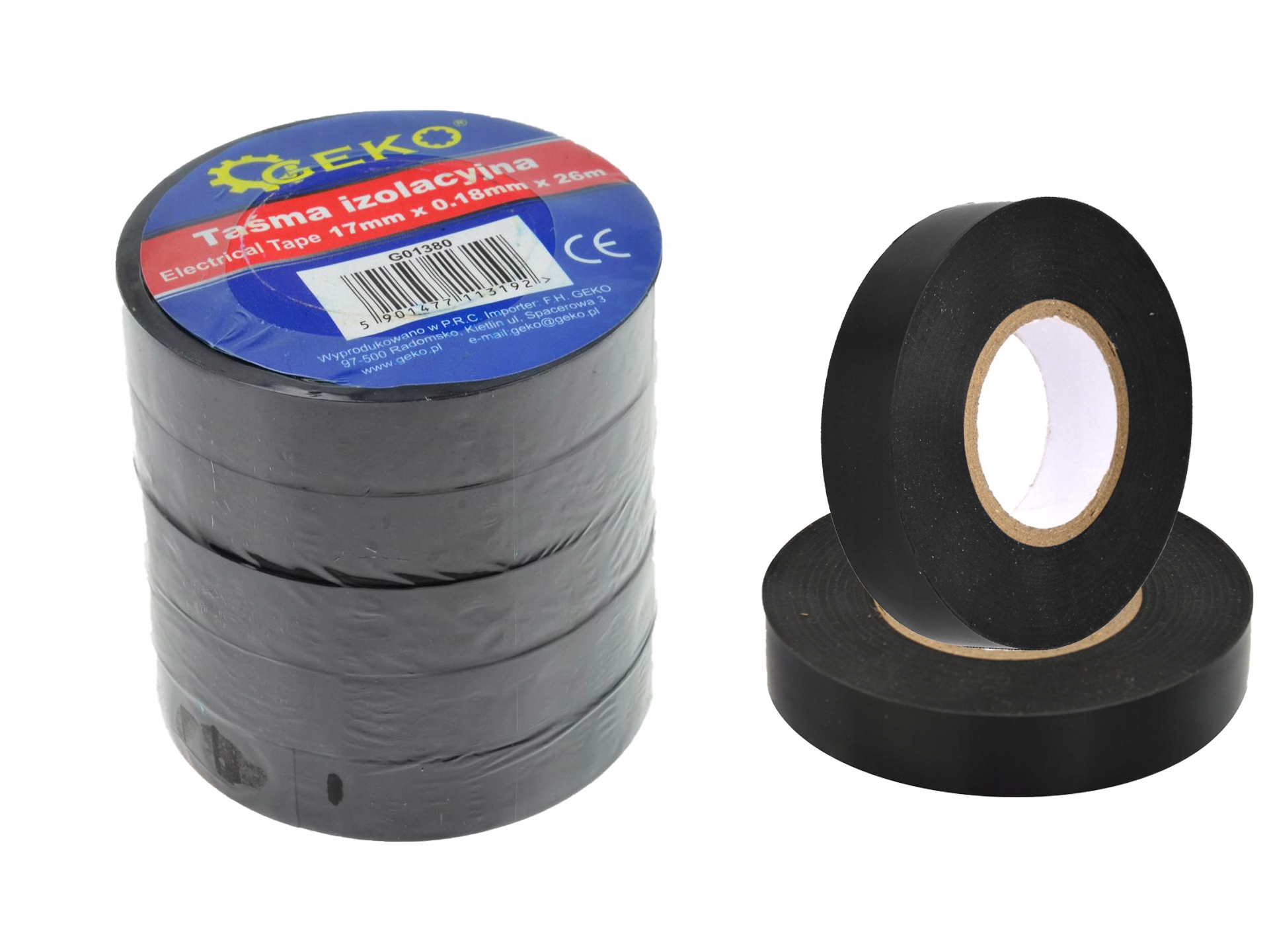 

Taśma Izolacyjna 17mm 26m Izolacja Mocna 1szt.