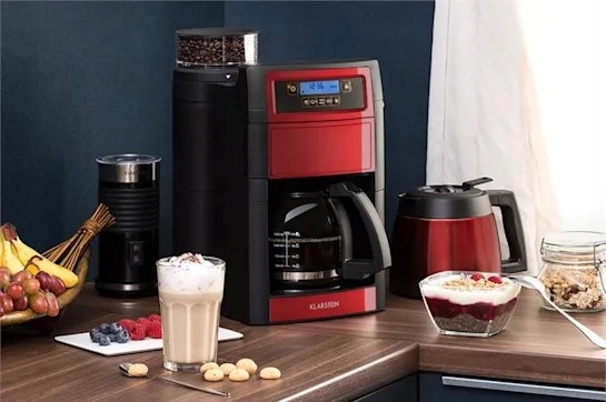 Ekspres przelewowy Klarstein Aromatica II Duo 1,25 l czerwony Stan opakowania oryginalne