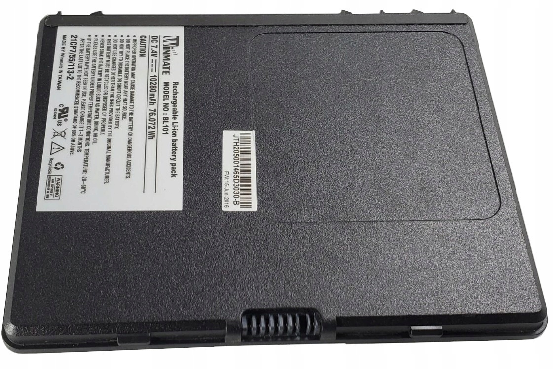 Powiększona bateria WinMate do Honeywell RT10W 76Wh 7.4V 10280mAh BL101
