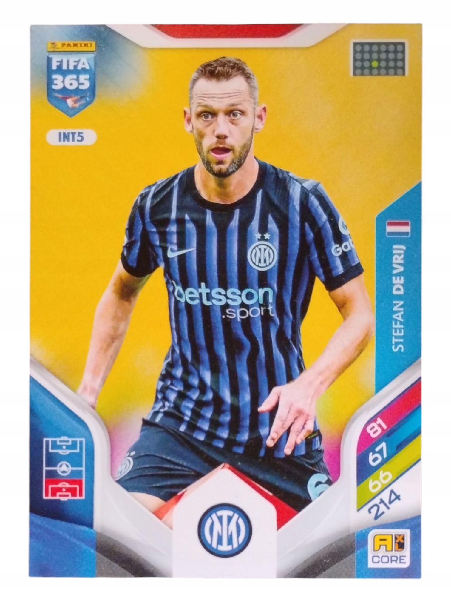 Panini Fifa 365 2026 Core Stefan De Vrij Inter INT5