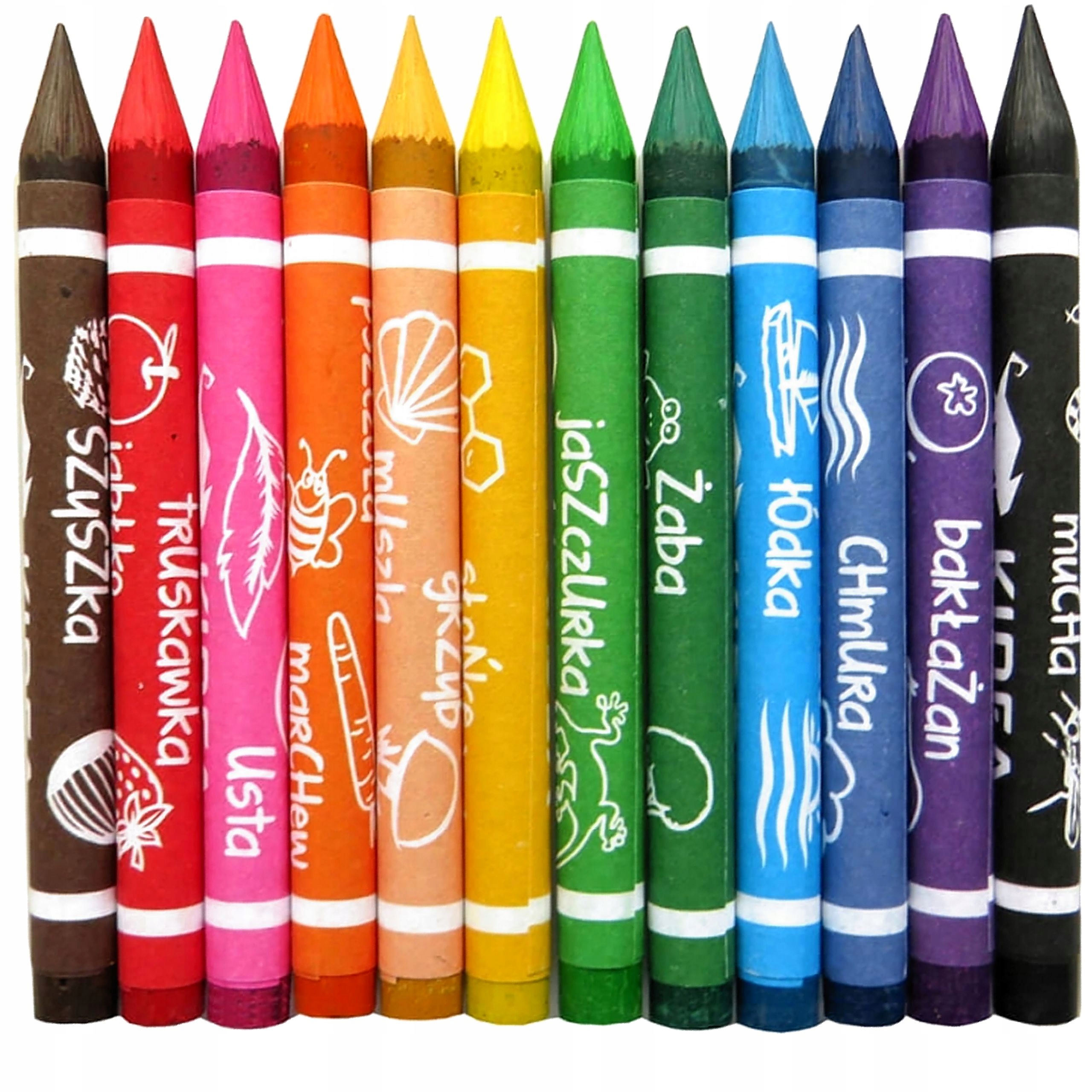 KREDKI SZKOLNE ŚWIECOWE GRAFIONOWE 12 KOLORÓW Kod producenta KG12KA