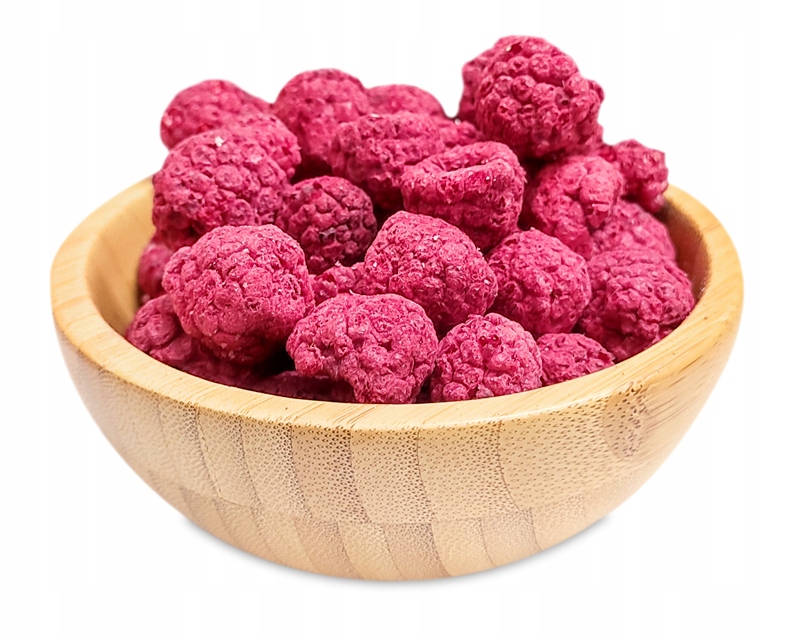 Maliny liofilizowane, całe owoce- 100g - MIGOgroup Postać całe owoce