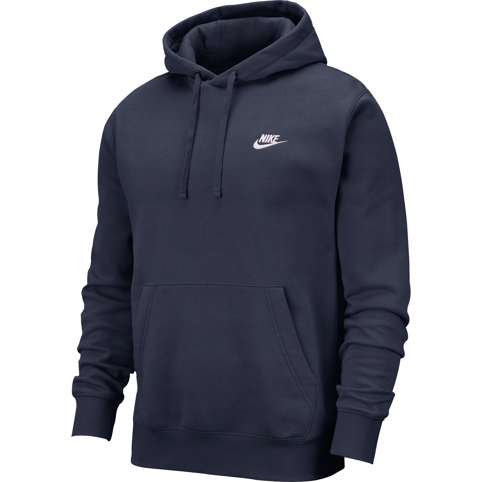 Pánská Mikina Tmavě modrá s kapucí Nike Club Fleece BV2654-410 vel. M