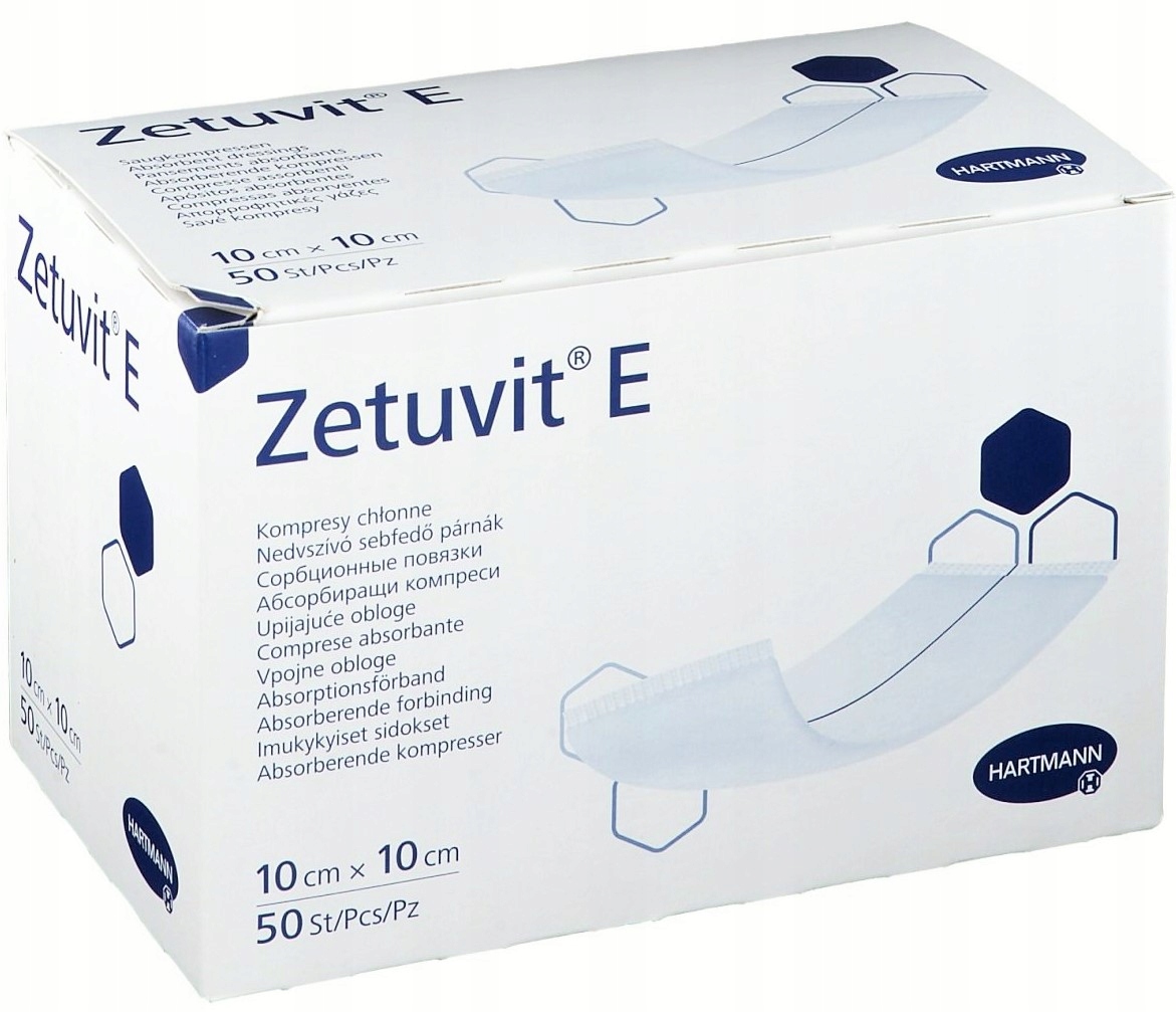 

Hartmann Zetuvit E 10x10cm, 50szt. niejałowy