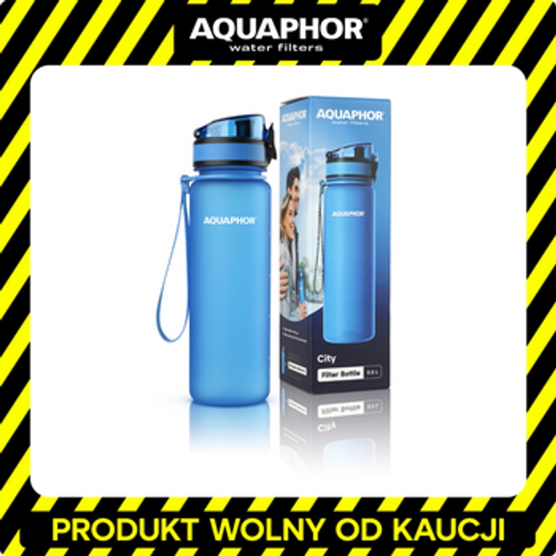 Butelka filtrująca Aquaphor City Tritan 0,5l kolor niebieski wkład filtru