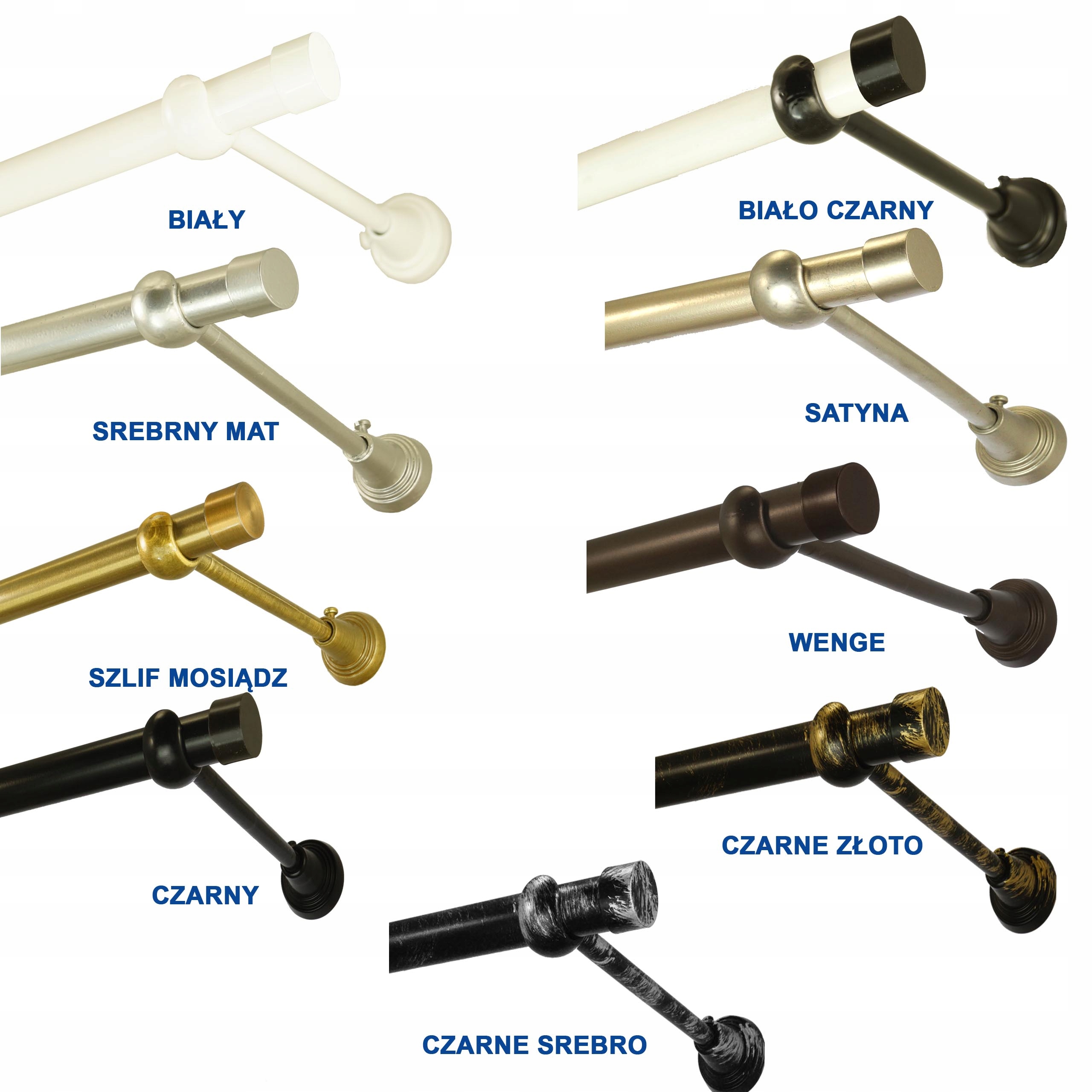 

Karnisz Metal Ciche Kółka Podwójny 19 / 4,4 m