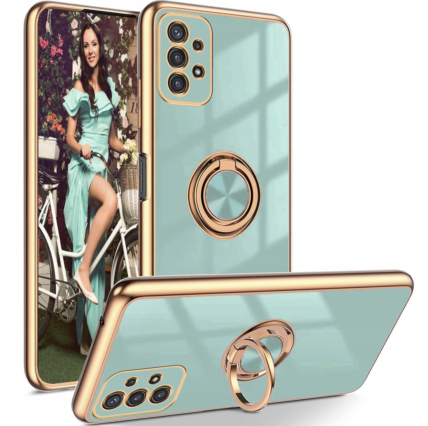 

Etui Soft Ring Gold Fexi Do Samsung Galaxy A32 5G