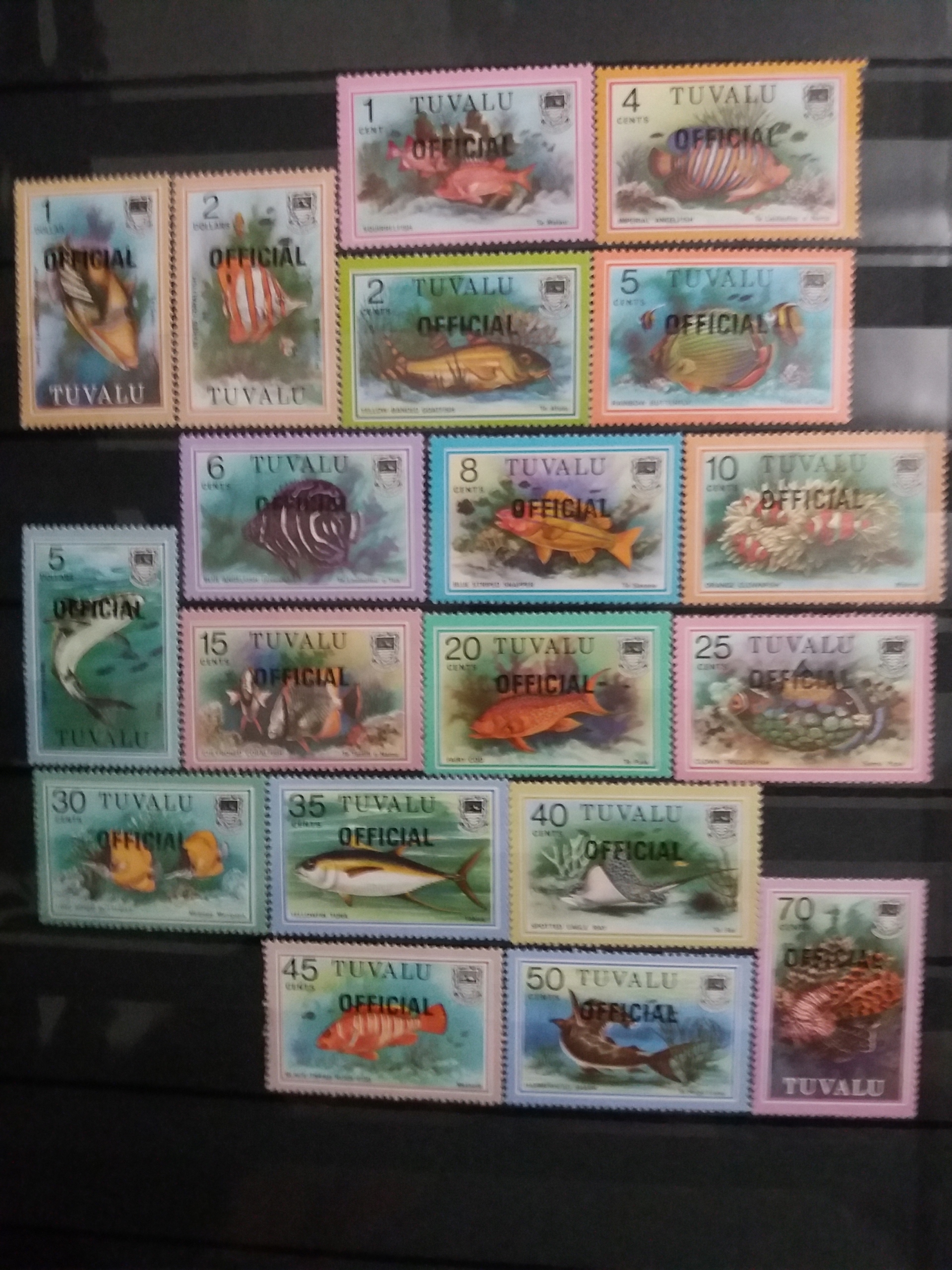 Tuvalu seria swiat morski