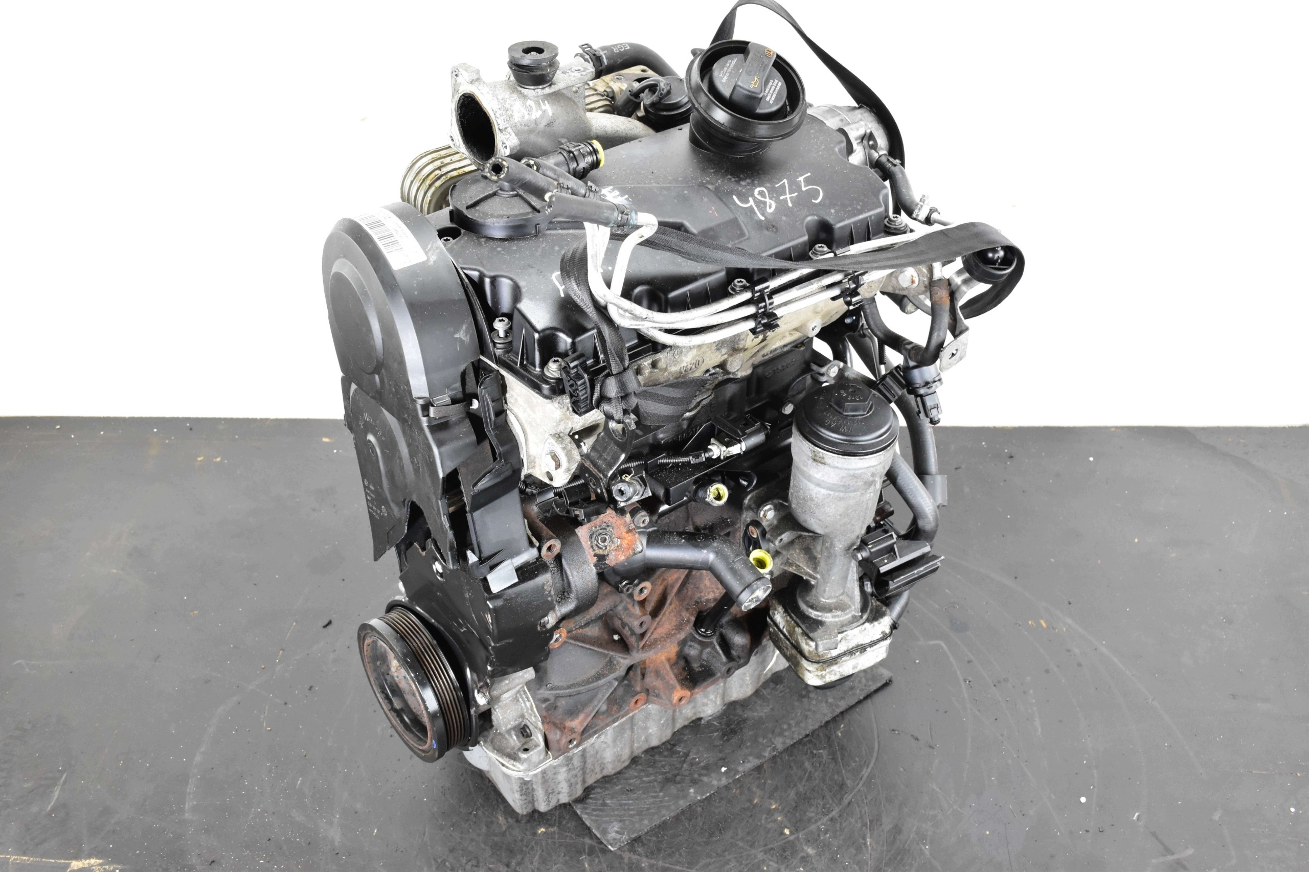 engine PASSAT B6 GOLF V TOURAN OCTAVIA II TOLEDO 1.9TDI 105KM BXE KOMPRESJA