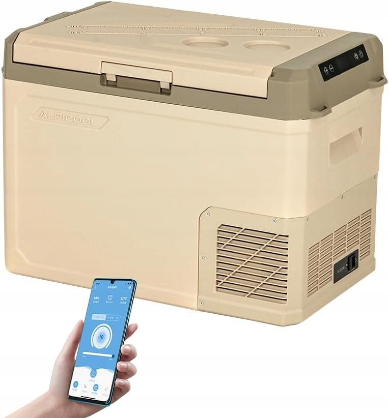 Lodówka turystyczna 50L kompresorowa samochodowa Alpicool GE50 12v/24v/230v