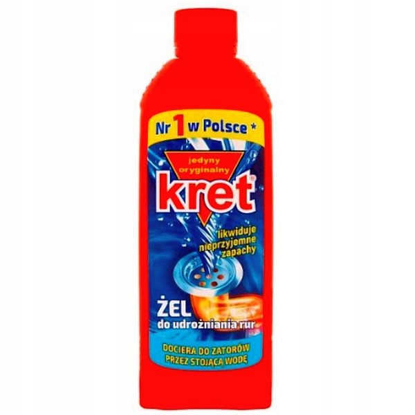

Kret Żel do udrożniania rur 500g