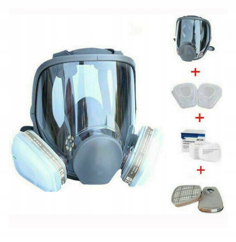 PEŁNA MASKA PRZECIWGAZOWA LAKIERNICZA 6800 ZESTAW