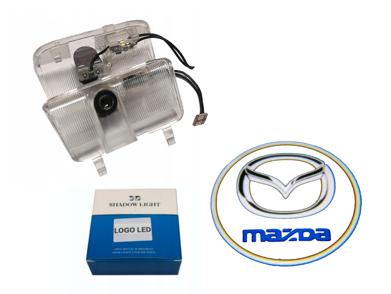 mazda 6 III led прожектор логотип Двери 2012-