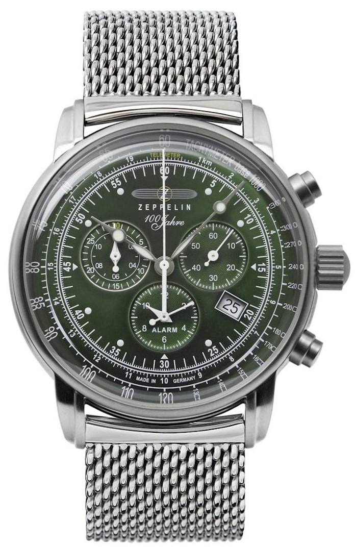 Nové originální pánské hodinky Zeppelin 8680M-4 Jahre 100 mesh Quarz box