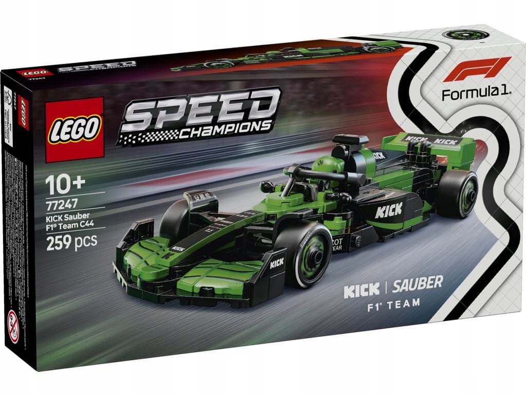 Lego 77247 Speed Champions Formule F1 Kick Sauber Team C44