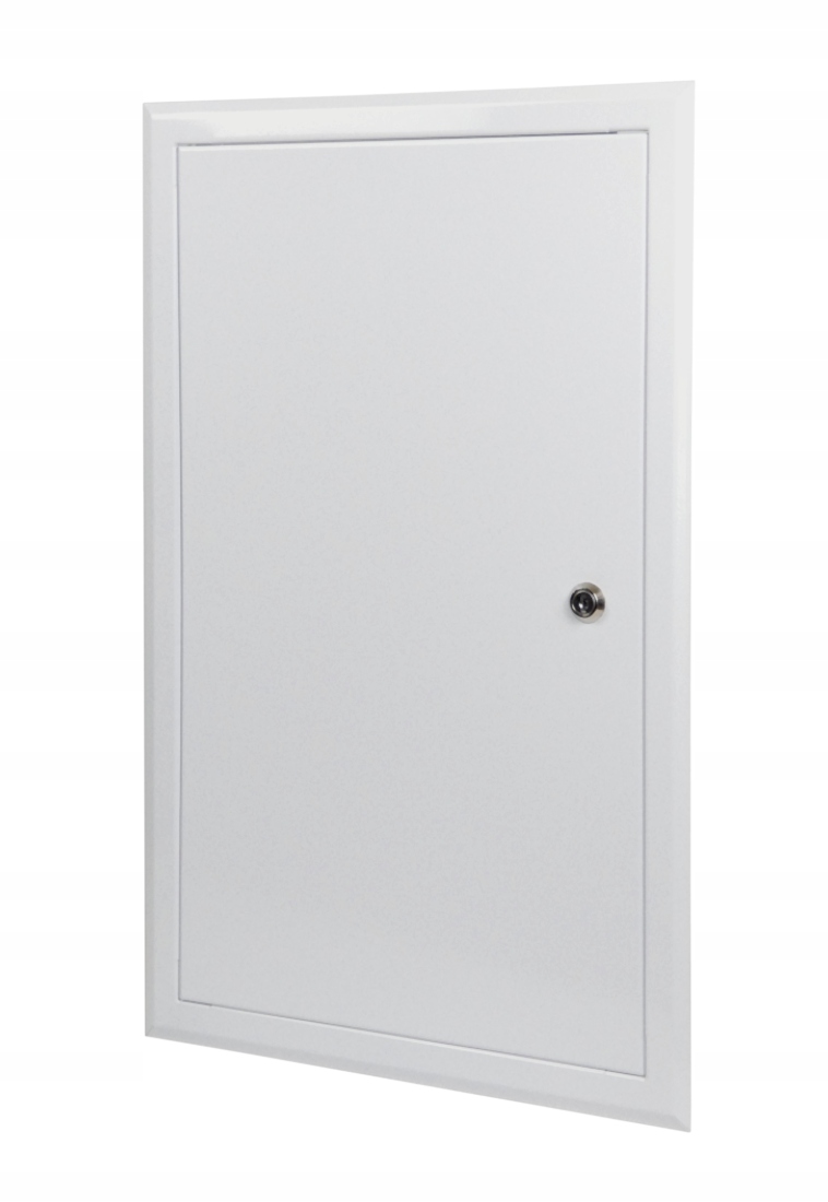 Drzwiczki rewizyjne 300 x 450 mm DR-2 metalowe białe na klucz Laco