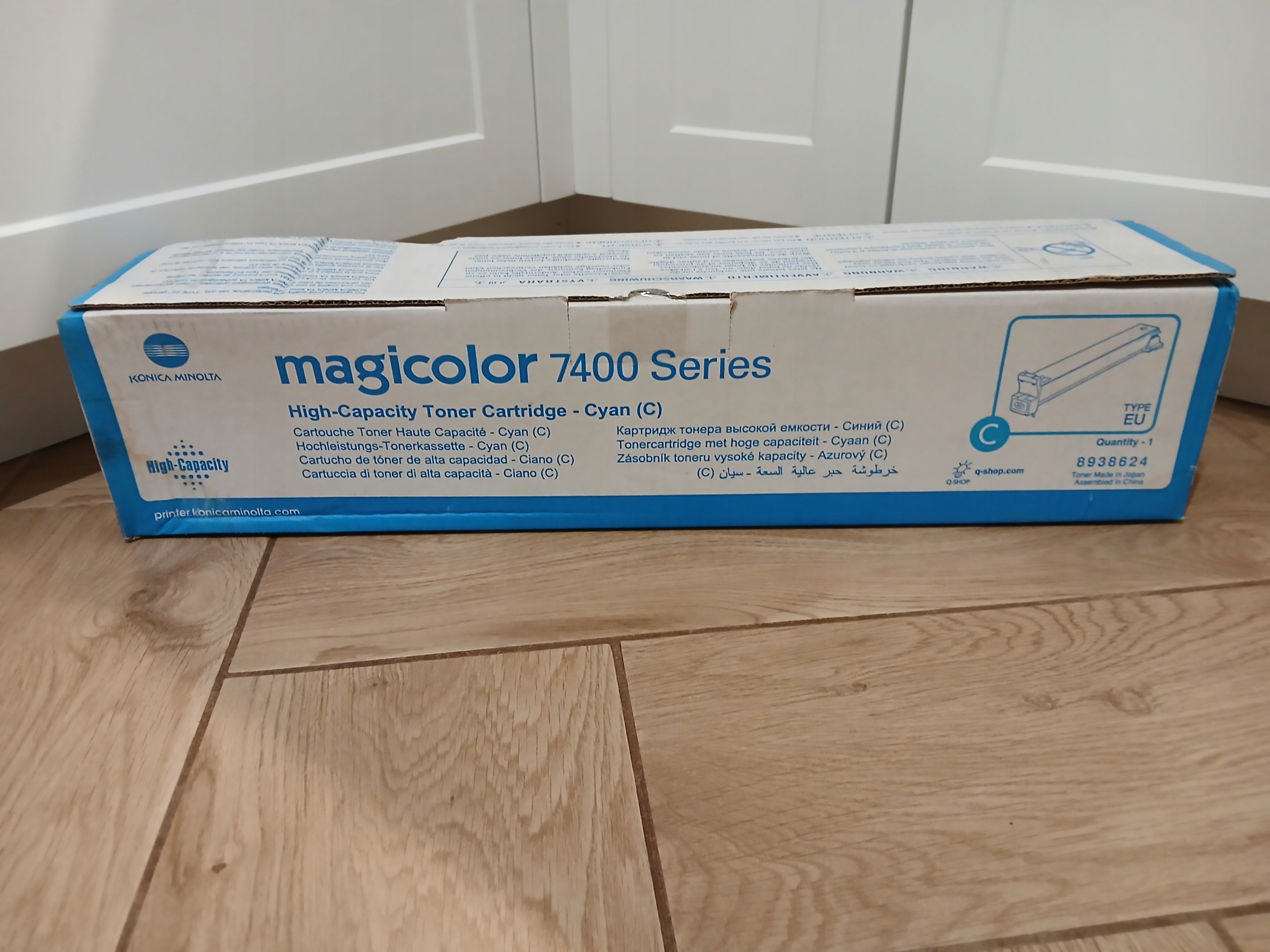 Toner Konica Minolta Magicolor 7400 Cyan Originál 8938624