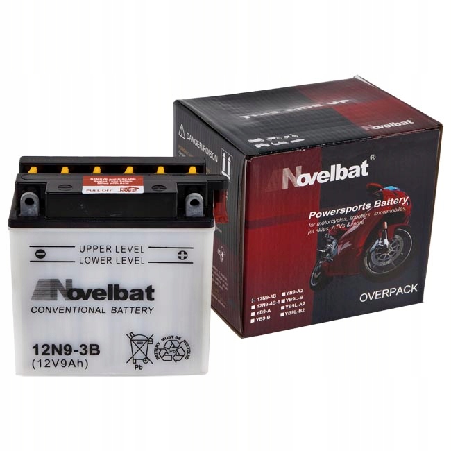 

Akumulator Novelbat 12N9-3B 12V 9Ah 85A P+