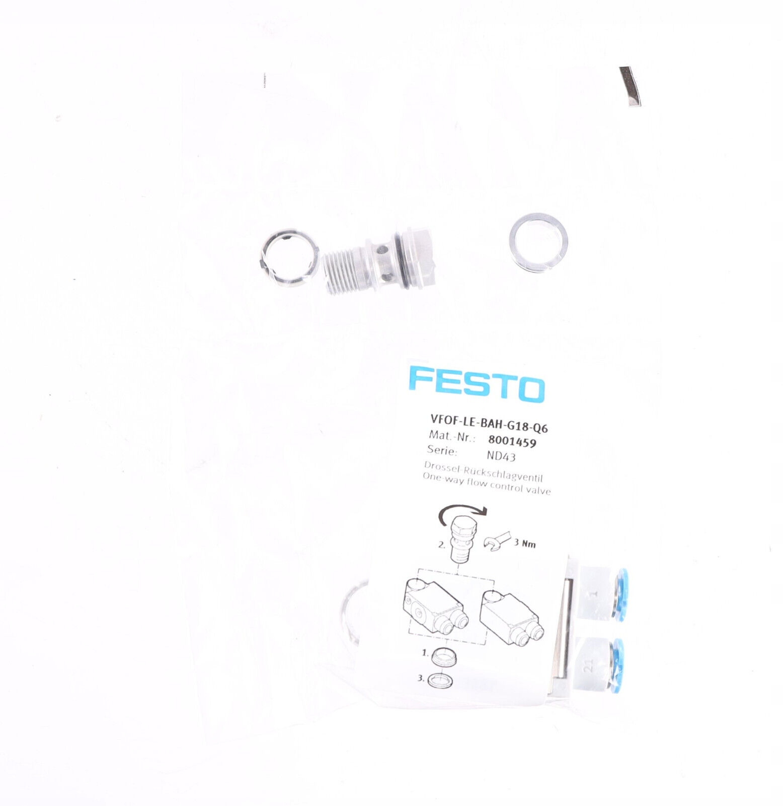 Festo VFOF-LE-BAH-G18-Q6 8001459 Nové