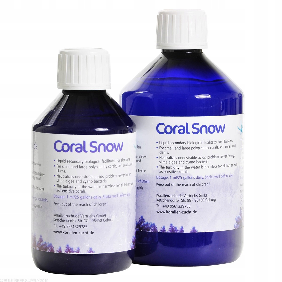 Korallen Zucht Coral Snow 250 ML Přípravek Na Namáčení Vody A Cyano