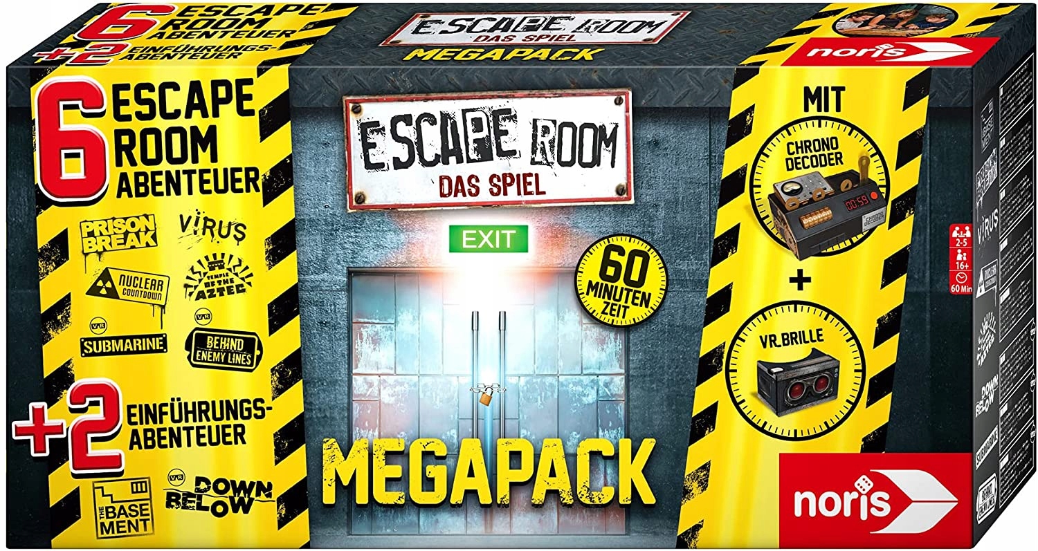 GRA NORIS 606101831 ESCAPE ROOM J. NIEMIECKI Maksymalna liczba graczy 4
