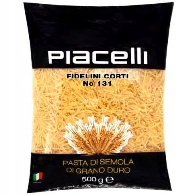 Piacelli Fidelini Corti nr 131 Makaron z Semoliny 500 g — 2
