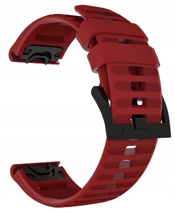 

Pasek 26mm QuickFit Garmin Fenix 5X 6X 7X Czerwony